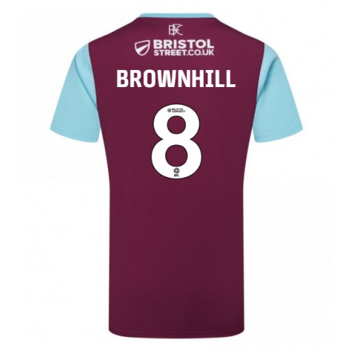 Moški Nogometni dresi Burnley Josh Brownhill #8 Domači 2024-25 Kratek Rokav